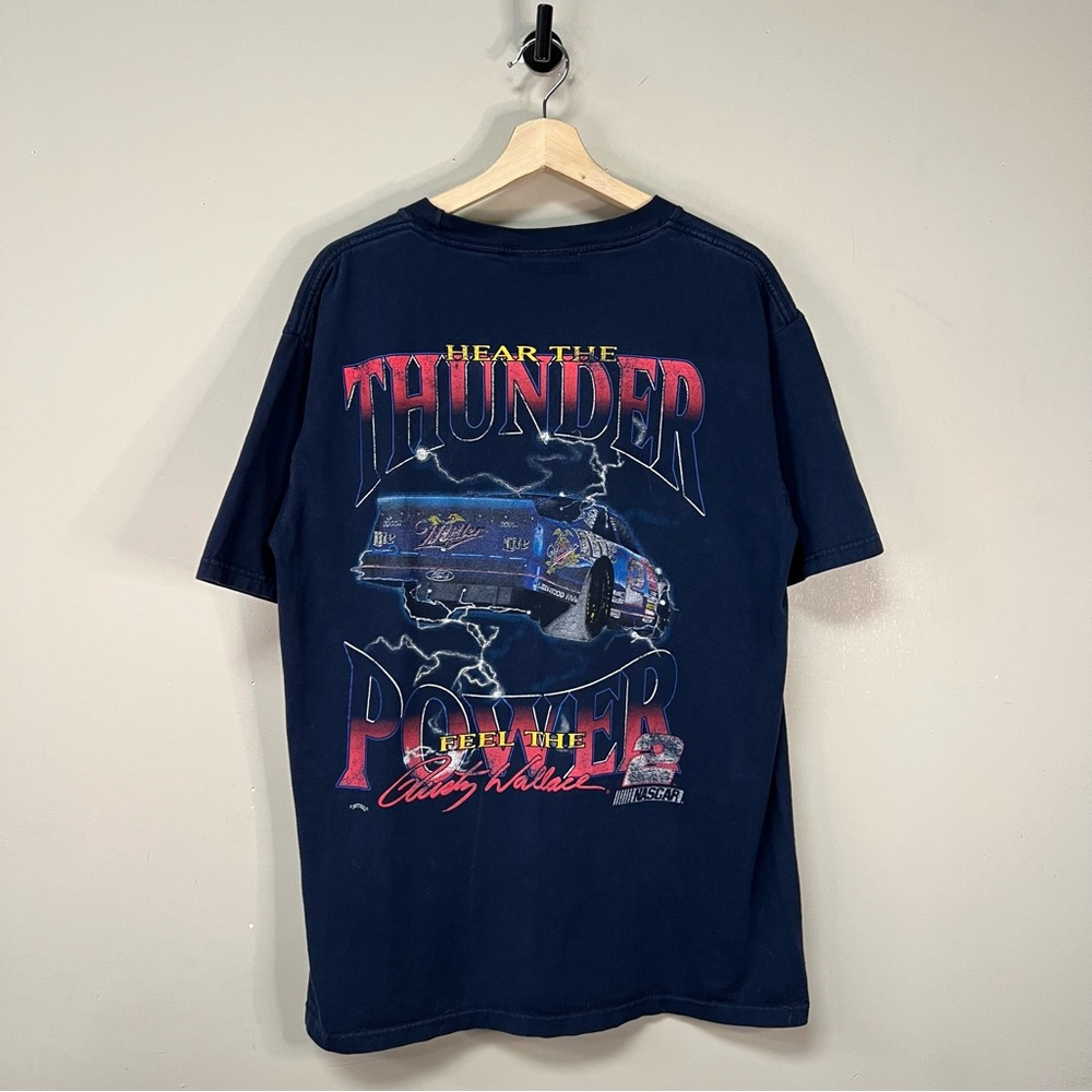 Vintage 90s Rusty Wallace Nascar Shirt - Picture 3 of 5